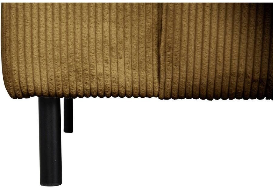 Home affaire Hoekbank ARROS L-vorm met golfondersteuning afmetingen B D H: 235 163 81 cm incl. sierkussens met recamiere rechts links bestelbaar ook in cord