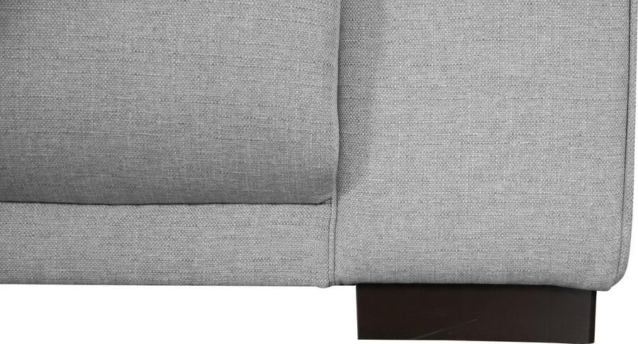 Home affaire Hoekbank BORNHOLM L-vorm met chaise longue afmetingen B D H: 234 162 85 cm Recamiere links of rechts bestelbaar golfvering inclusief 2 kussens - Foto 4