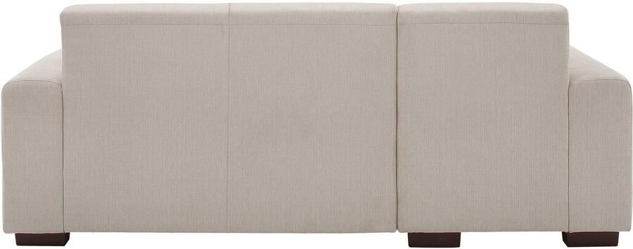 Home affaire Hoekbank BORNHOLM L-vorm met chaise longue afmetingen B D H: 234 162 85 cm Recamiere links of rechts bestelbaar golfvering inclusief 2 kussens - Foto 8