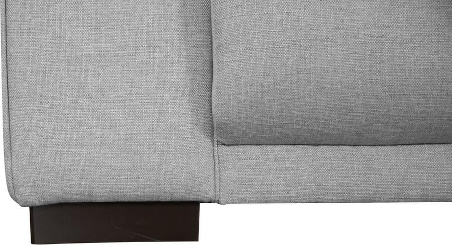 Home affaire Hoekbank BORNHOLM L-vorm met chaise longue afmetingen B D H: 234 162 85 cm Recamiere links of rechts bestelbaar golfvering inclusief 2 kussens - Foto 4