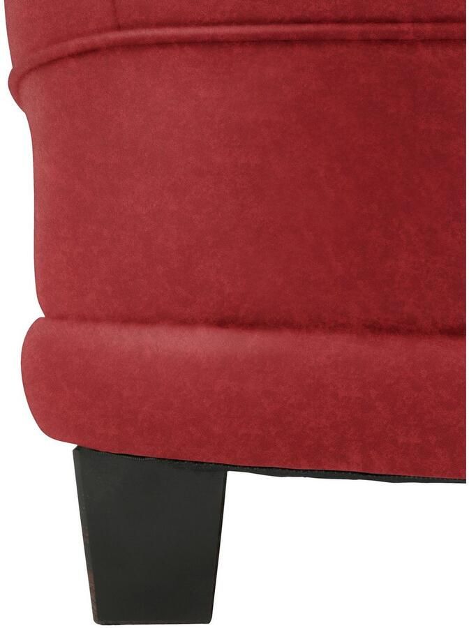 Home affaire Hoekbank Camelita landhuisbank 2 varianten: chaise longue of ottomaan L-vorm