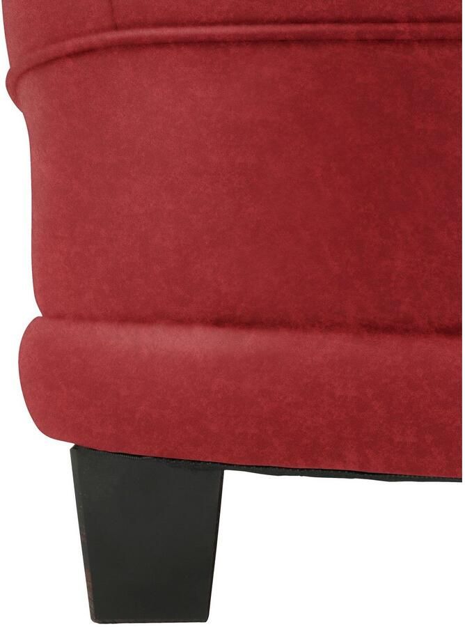 Home affaire Hoekbank Camelita landhuisbank 2 varianten: chaise longue of ottomaan L-vorm