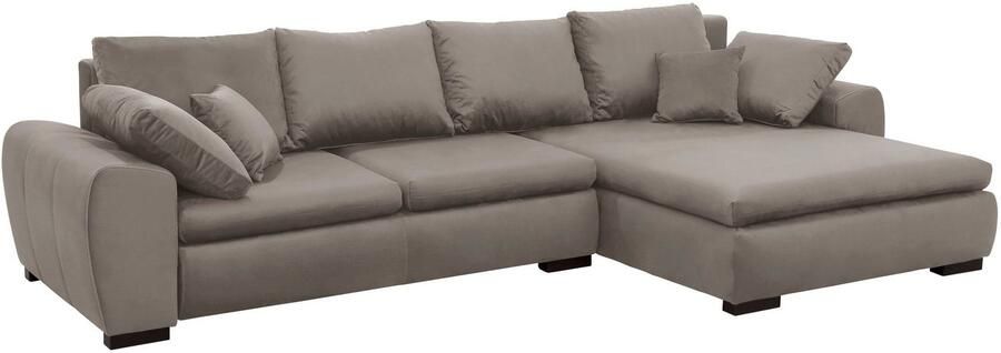 Home affaire Hoekbank Cara Mia L-vorm optioneel met slaapfunctie en bedbodem massief houten poten - Foto 7