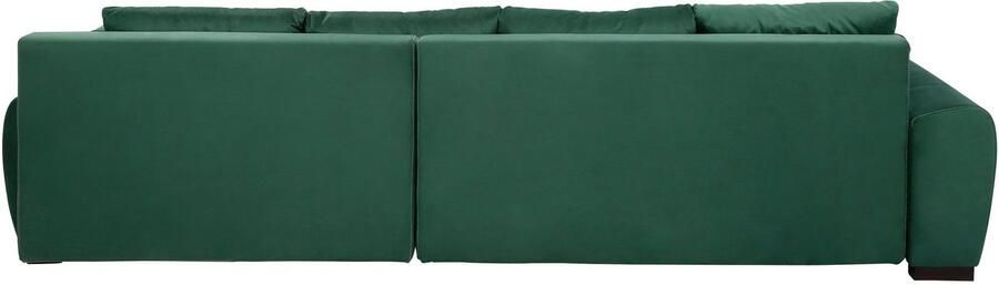 Home affaire Hoekbank Cara Mia L-vorm optioneel met slaapfunctie en bedbodem massief houten poten - Foto 11