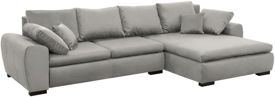 Home affaire Hoekbank Cara Mia L-vorm optioneel met slaapfunctie en bedbodem massief houten poten - Foto 8