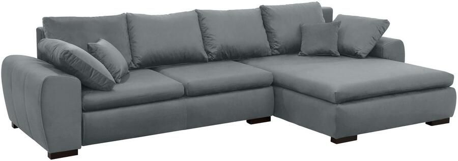 Home affaire Hoekbank Cara Mia L-vorm optioneel met slaapfunctie en bedbodem massief houten poten - Foto 7