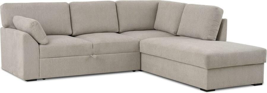 Home affaire Hoekbank Citry Breedte 242 cm chenille bedfunctie bedlade L-vorm (304-delig) - Foto 10