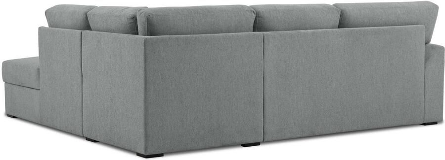 Home affaire Hoekbank Citry Breedte 242 cm chenille bedfunctie bedlade L-vorm (304-delig) - Foto 7