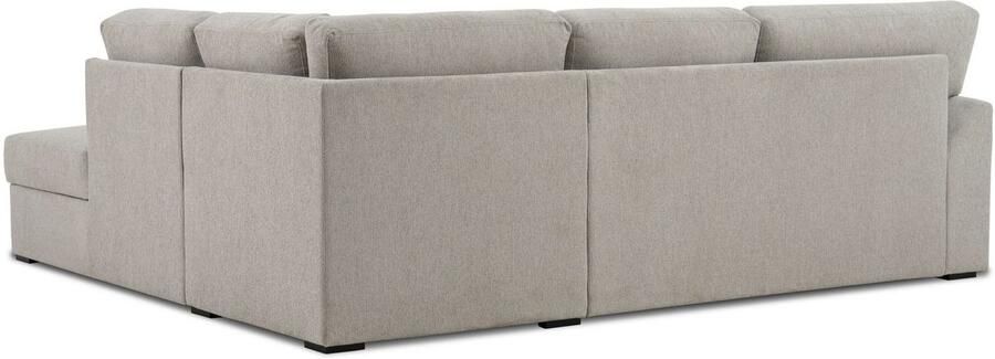 Home affaire Hoekbank Citry Breedte 242 cm chenille bedfunctie bedlade L-vorm (304-delig) - Foto 7