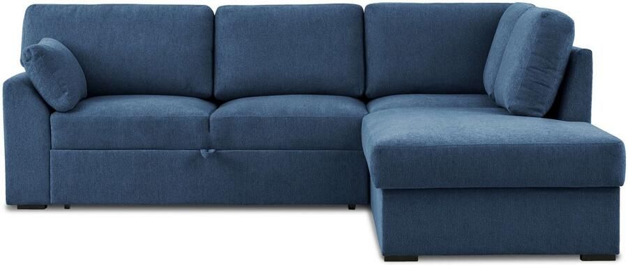Home affaire Hoekbank Citry Breedte 242 cm chenille bedfunctie bedlade L-vorm (304-delig) - Foto 5