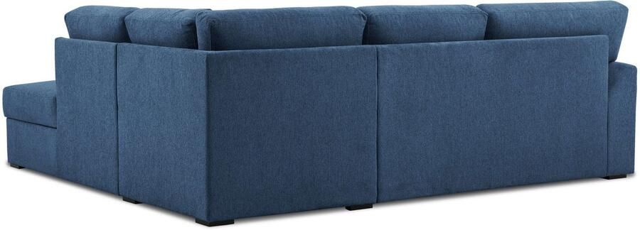 Home affaire Hoekbank Citry Breedte 242 cm chenille bedfunctie bedlade L-vorm (304-delig) - Foto 8