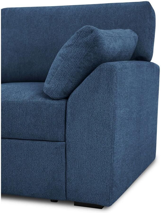 Home affaire Hoekbank Citry Breedte 246 cm chenille bedfunctie bedlade L-vorm