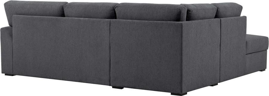 Home affaire Hoekbank Citry Breedte 242 cm chenille bedfunctie bedlade L-vorm (304-delig) - Foto 7