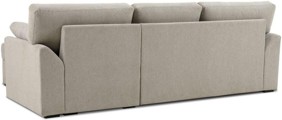 Home affaire Hoekbank Citry Breedte 246 cm chenille bedfunctie bedlade L-vorm - Foto 7