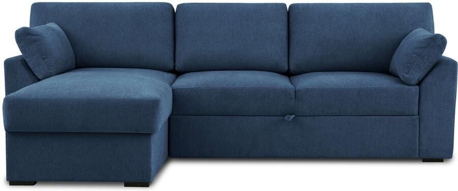 Home affaire Hoekbank Citry Breedte 246 cm chenille bedfunctie bedlade L-vorm - Foto 9