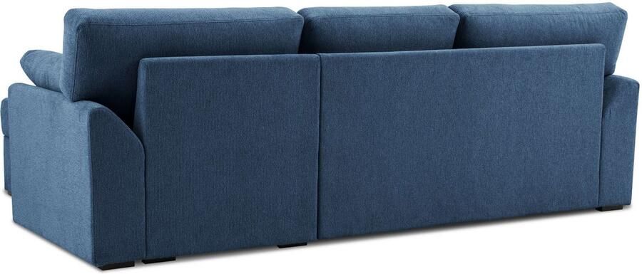 Home affaire Hoekbank Citry Breedte 246 cm chenille bedfunctie bedlade L-vorm - Foto 7