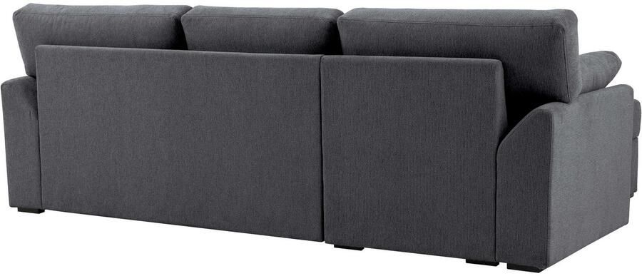 Home affaire Hoekbank Citry Breedte 246 cm chenille bedfunctie bedlade L-vorm - Foto 6