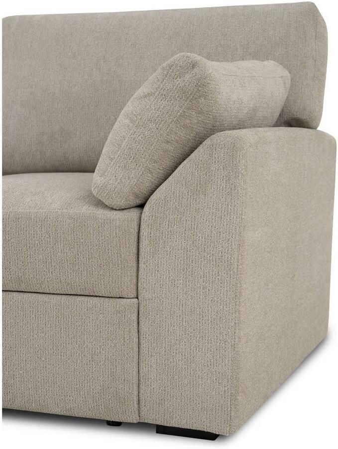 Home affaire Hoekbank Citry Breedte 246 cm chenille bedfunctie bedlade L-vorm