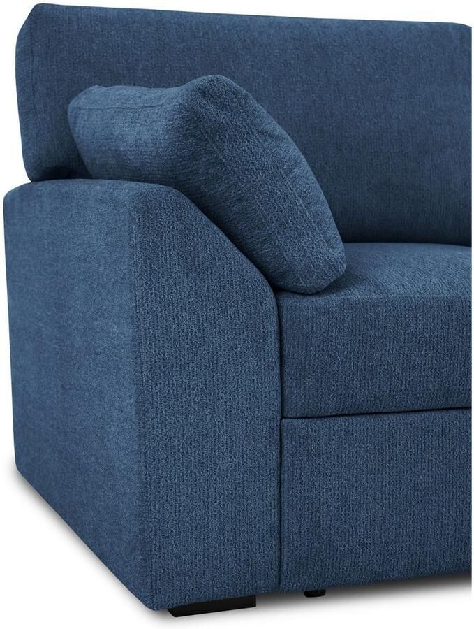 Home affaire 3-zitsbank Citry Breedte 233 cm chenille met bedfunctie ligoppervlak 144x190 cm