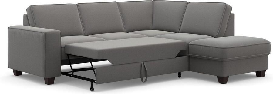 Home affaire Hoekbank County L-model naar keuze ottomane links of rechts met binnenveringsinterieur (2-delig) - Foto 11