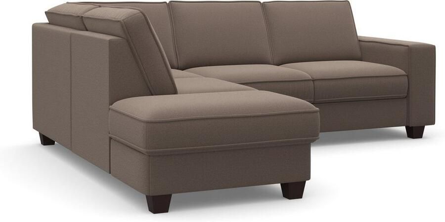 Home affaire Hoekbank County L-model naar keuze ottomane links of rechts met binnenveringsinterieur (2-delig) - Foto 7