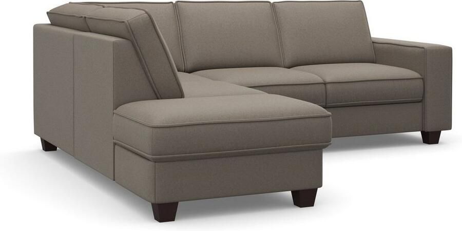 Home affaire Hoekbank County L-model naar keuze ottomane links of rechts met binnenveringsinterieur (2-delig) - Foto 9