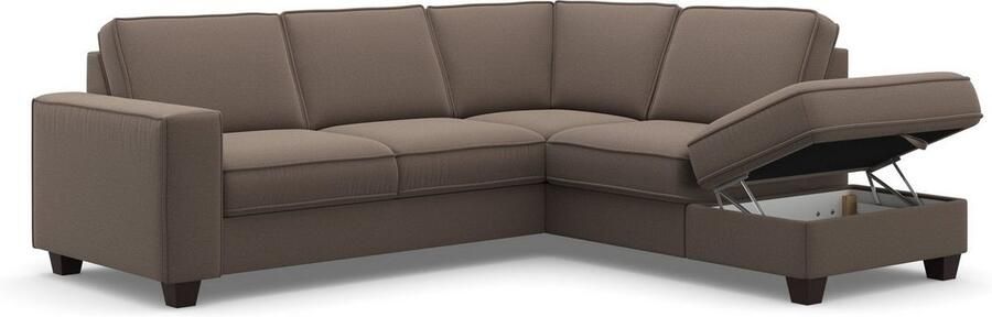 Home affaire Hoekbank County L-model naar keuze ottomane links of rechts met binnenveringsinterieur (2-delig) - Foto 12