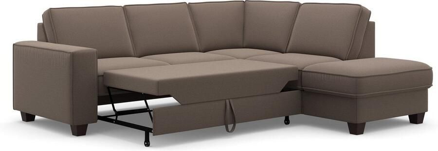 Home affaire Hoekbank County L-model naar keuze ottomane links of rechts met binnenveringsinterieur (2-delig) - Foto 11