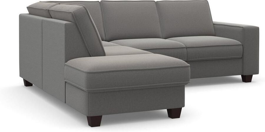 Home affaire Hoekbank County L-model naar keuze ottomane links of rechts met binnenveringsinterieur (2-delig) - Foto 7