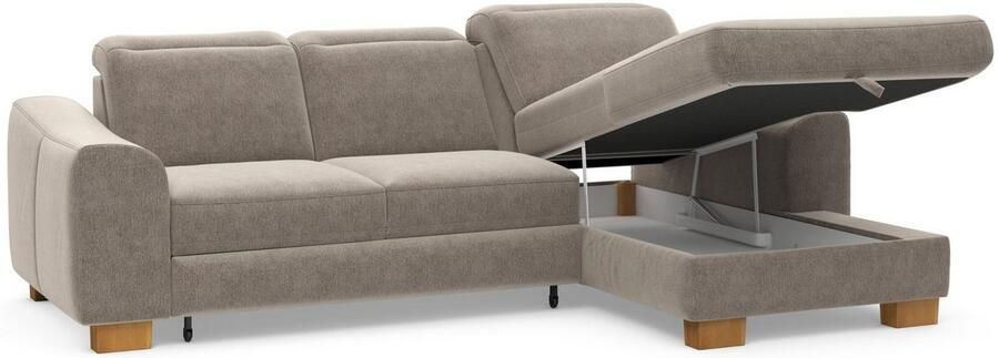 Home affaire Hoekbank Dundee L-vorm naar keuze met verstelbare hoofdsteun en bovendien met slaapfunctie - Foto 12