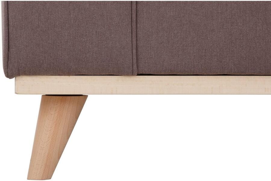 Home affaire Hoekbank Edina L-vorm ook in katoenmix-overtrekstof in scandinavische stijl - Foto 2