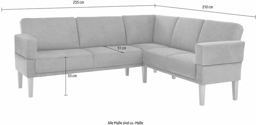 Home affaire Hoekbank Fehmarn naar keuze lange zijde links of rechts - Foto 6