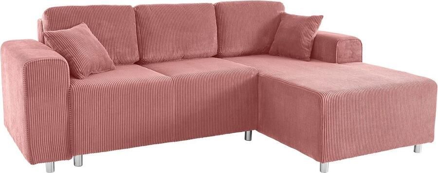 Home affaire Hoekbank Györ L-vorm optioneel met bedfunctie en bedlade inclusief 2 sierkussens - Foto 14