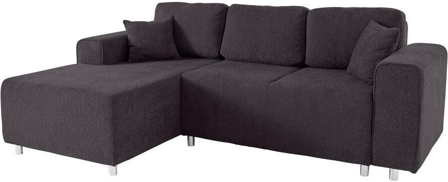 Home affaire Hoekbank Györ L-vorm optioneel met bedfunctie en bedlade inclusief 2 sierkussens - Foto 4