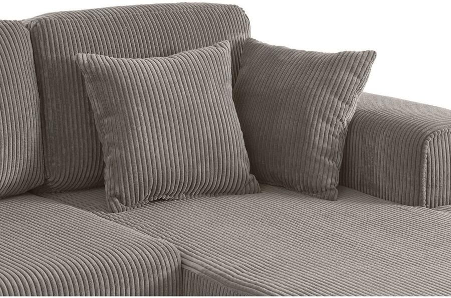 Home affaire Hoekbank Györ L-vorm optioneel met bedfunctie en bedlade inclusief 2 sierkussens - Foto 2