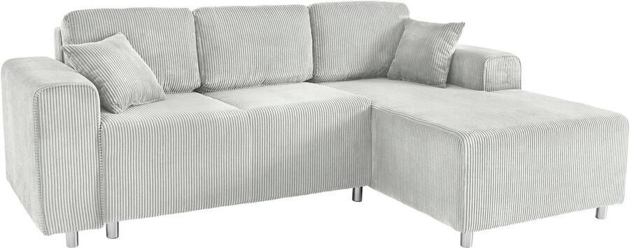 Home affaire Hoekbank Györ L-vorm optioneel met bedfunctie en bedlade inclusief 2 sierkussens - Foto 6