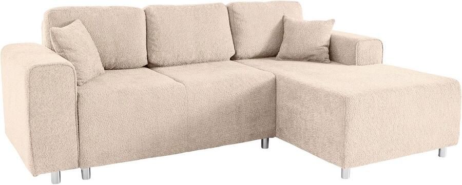 Home affaire Hoekbank Györ L-vorm optioneel met bedfunctie en bedlade inclusief 2 sierkussens - Foto 6