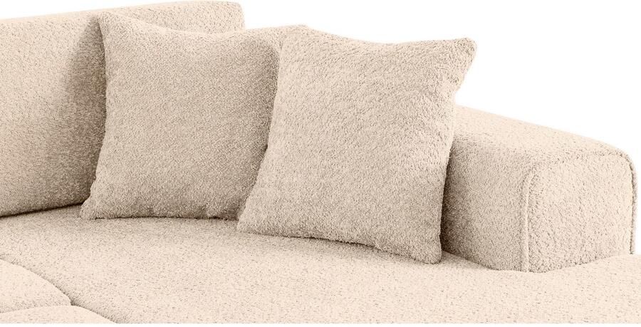 Home affaire Hoekbank Györ L-vorm optioneel met bedfunctie en bedlade inclusief 2 sierkussens - Foto 3