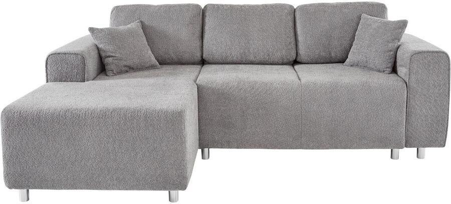 Home affaire Hoekbank Györ L-vorm optioneel met bedfunctie en bedlade inclusief 2 sierkussens - Foto 3