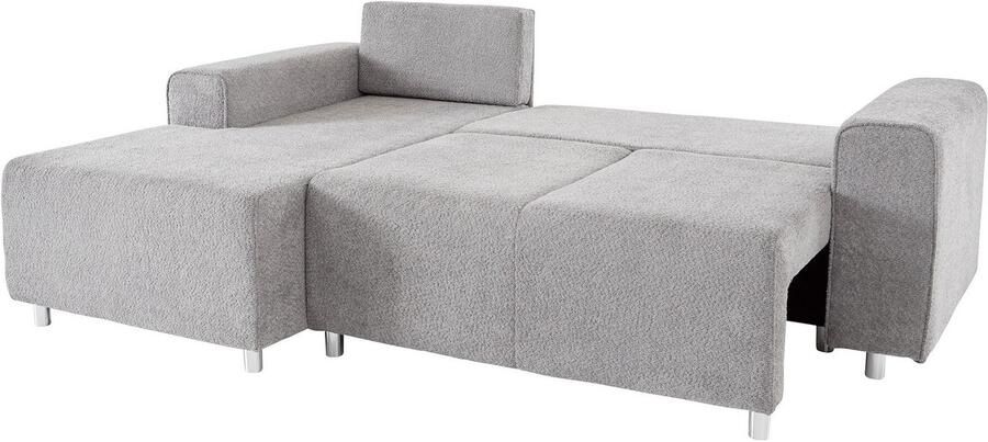 Home affaire Hoekbank Györ L-vorm optioneel met bedfunctie en bedlade inclusief 2 sierkussens - Foto 5