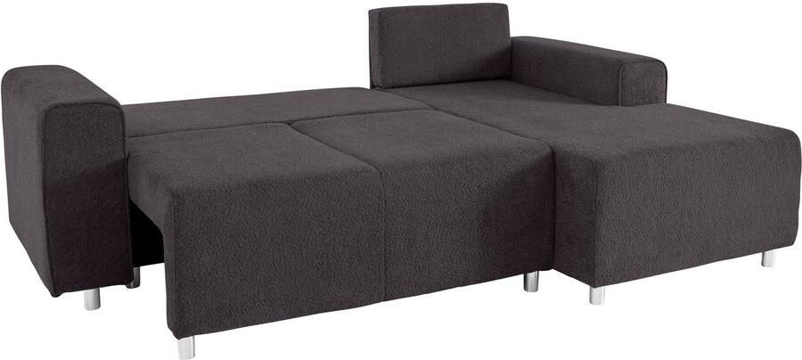 Home affaire Hoekbank Györ L-vorm optioneel met bedfunctie en bedlade inclusief 2 sierkussens - Foto 5