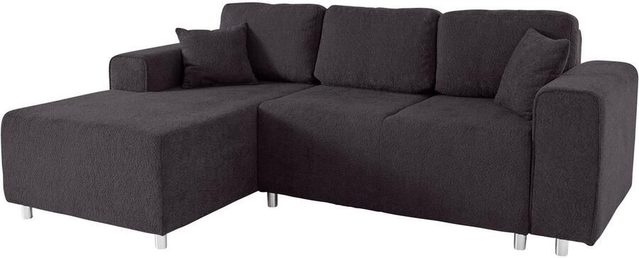 Home affaire Hoekbank Györ L-vorm optioneel met bedfunctie en bedlade inclusief 2 sierkussens - Foto 6