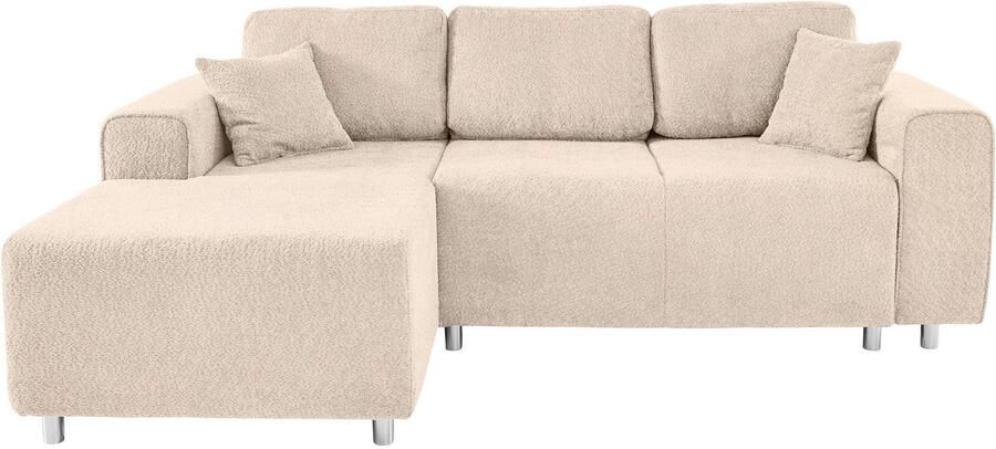 Home affaire Hoekbank Györ L-vorm optioneel met bedfunctie en bedlade inclusief 2 sierkussens - Foto 4