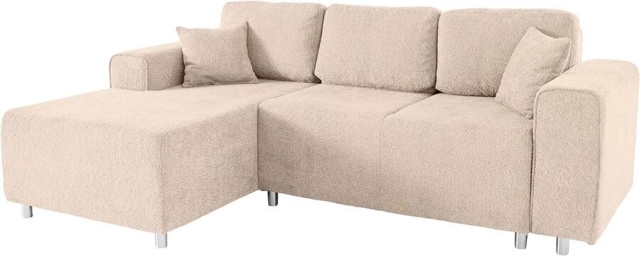 Home affaire Hoekbank Györ L-vorm optioneel met bedfunctie en bedlade inclusief 2 sierkussens - Foto 6