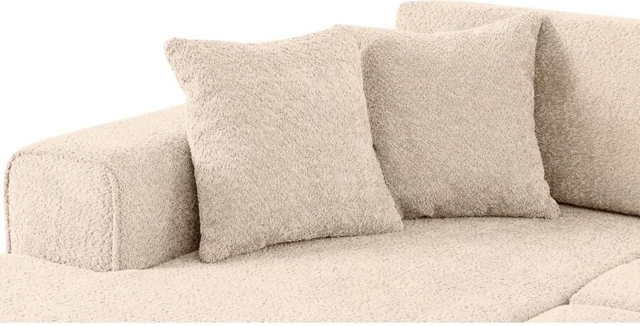 Home affaire Hoekbank Györ L-vorm optioneel met bedfunctie en bedlade inclusief 2 sierkussens - Foto 3