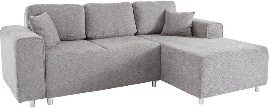 Home affaire Hoekbank Györ L-vorm optioneel met bedfunctie en bedlade inclusief 2 sierkussens - Foto 4