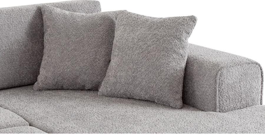 Home affaire Hoekbank Györ L-vorm optioneel met bedfunctie en bedlade inclusief 2 sierkussens - Foto 2