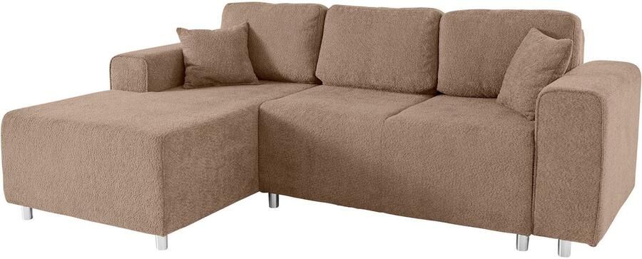 Home affaire Hoekbank Györ L-vorm optioneel met bedfunctie en bedlade inclusief 2 sierkussens - Foto 6