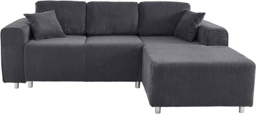 Home affaire Hoekbank Györ L-vorm optioneel met bedfunctie en bedlade inclusief 2 sierkussens - Foto 3