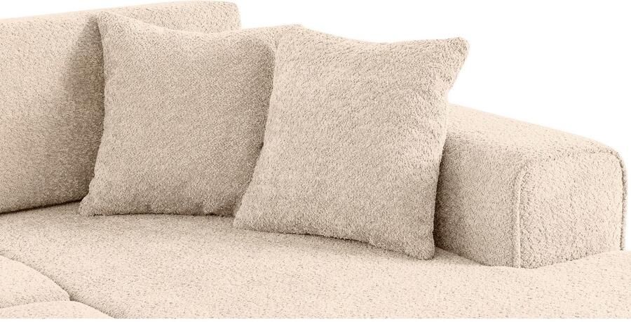 Home affaire Hoekbank Györ L-vorm optioneel met bedfunctie en bedlade inclusief 2 sierkussens - Foto 2